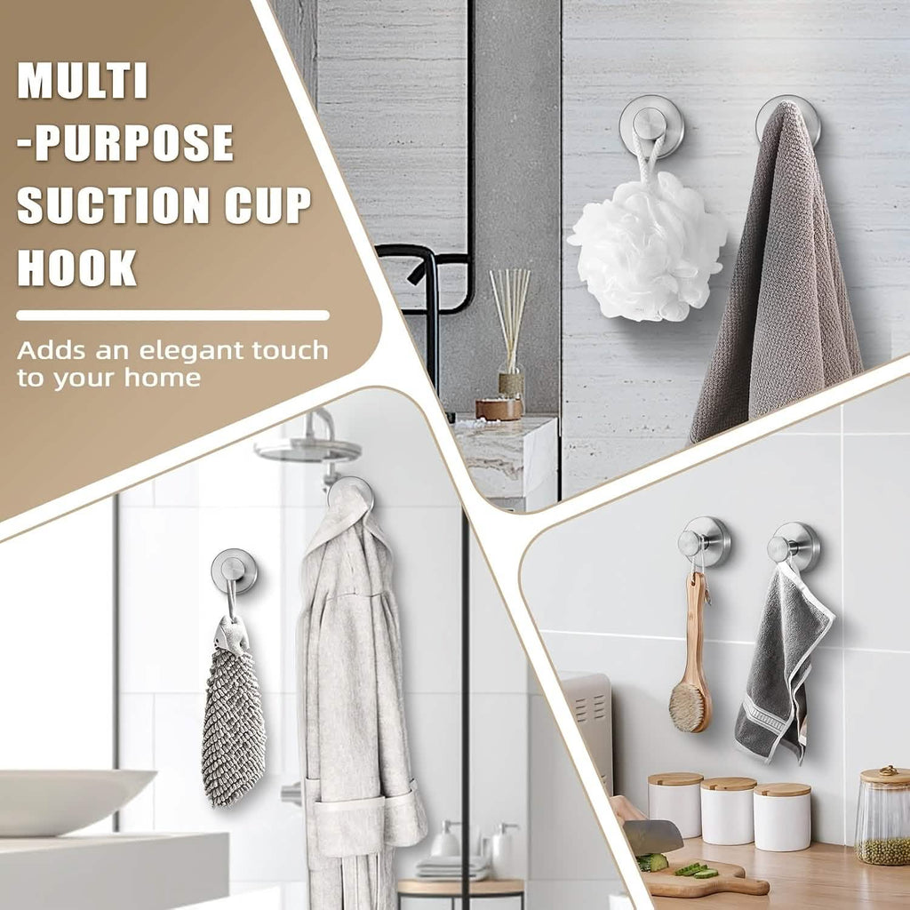 Stainless Steel Suction Cup Hooks