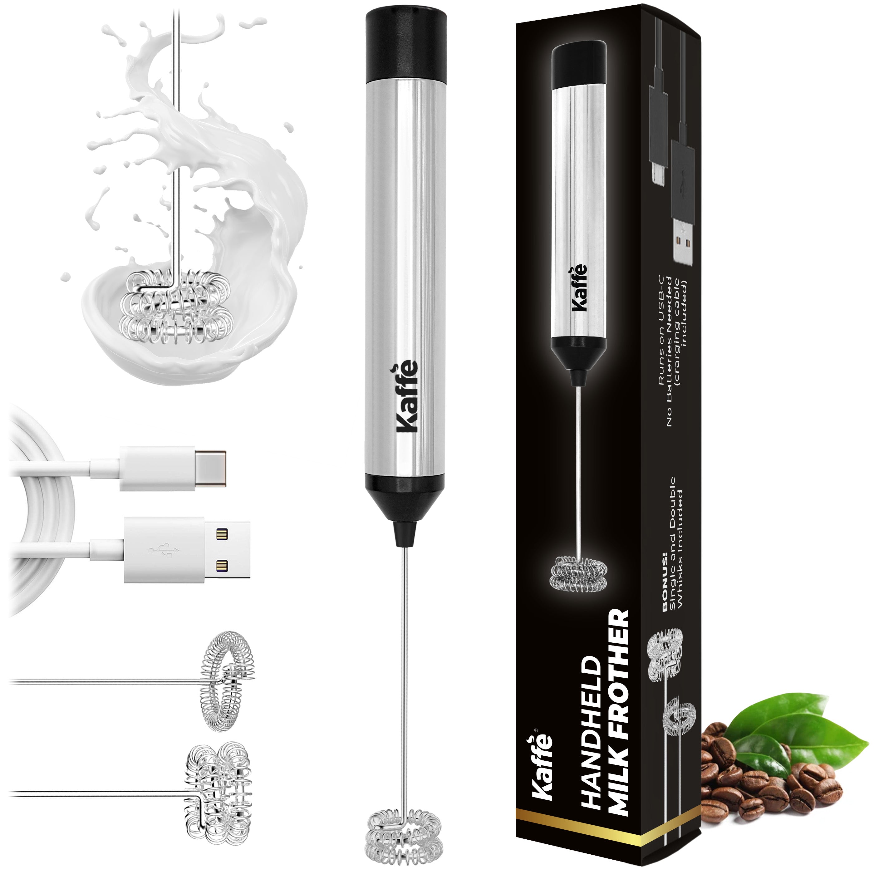 Handheld Milk Frother (USB Rechargeable)