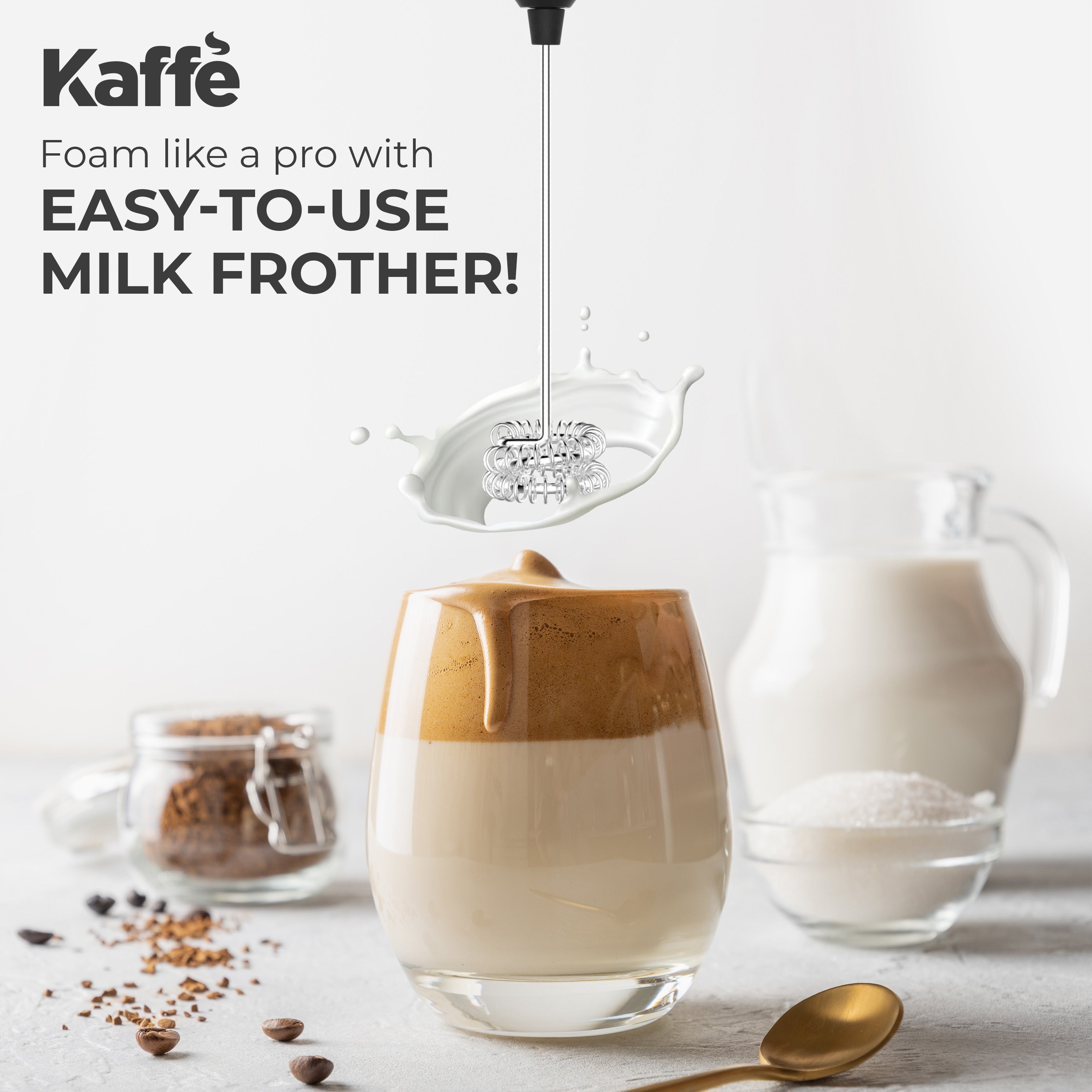 Handheld Milk Frother (USB Rechargeable)