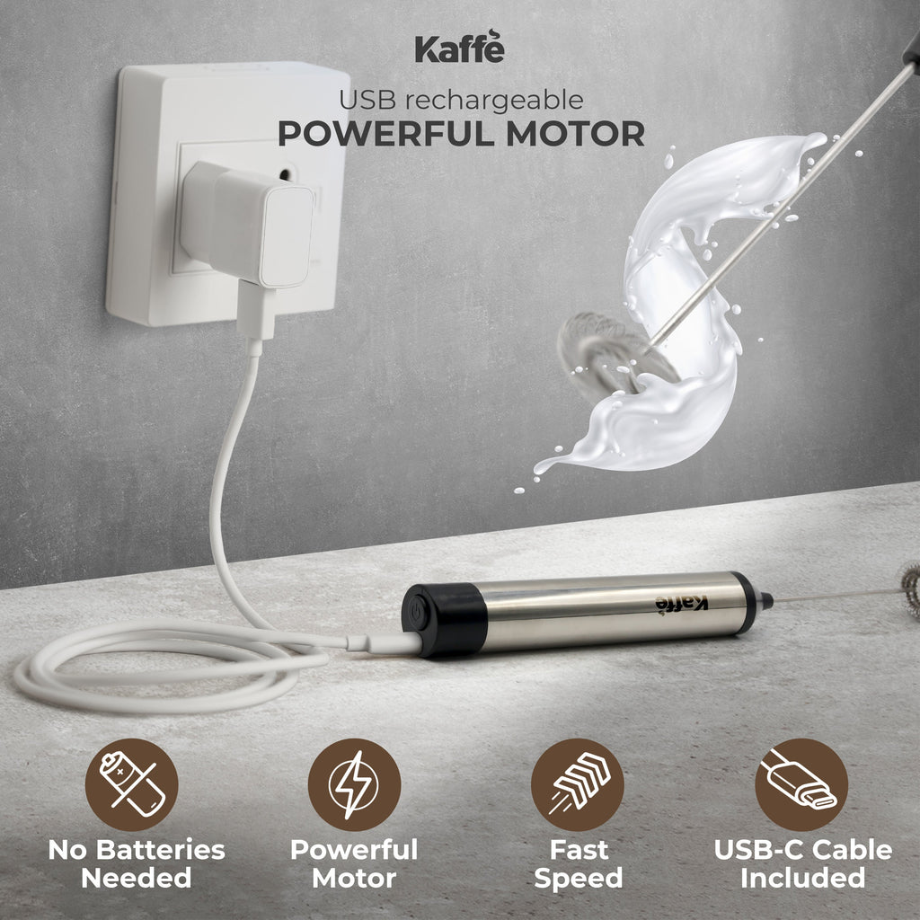 Handheld Milk Frother (USB Rechargeable)