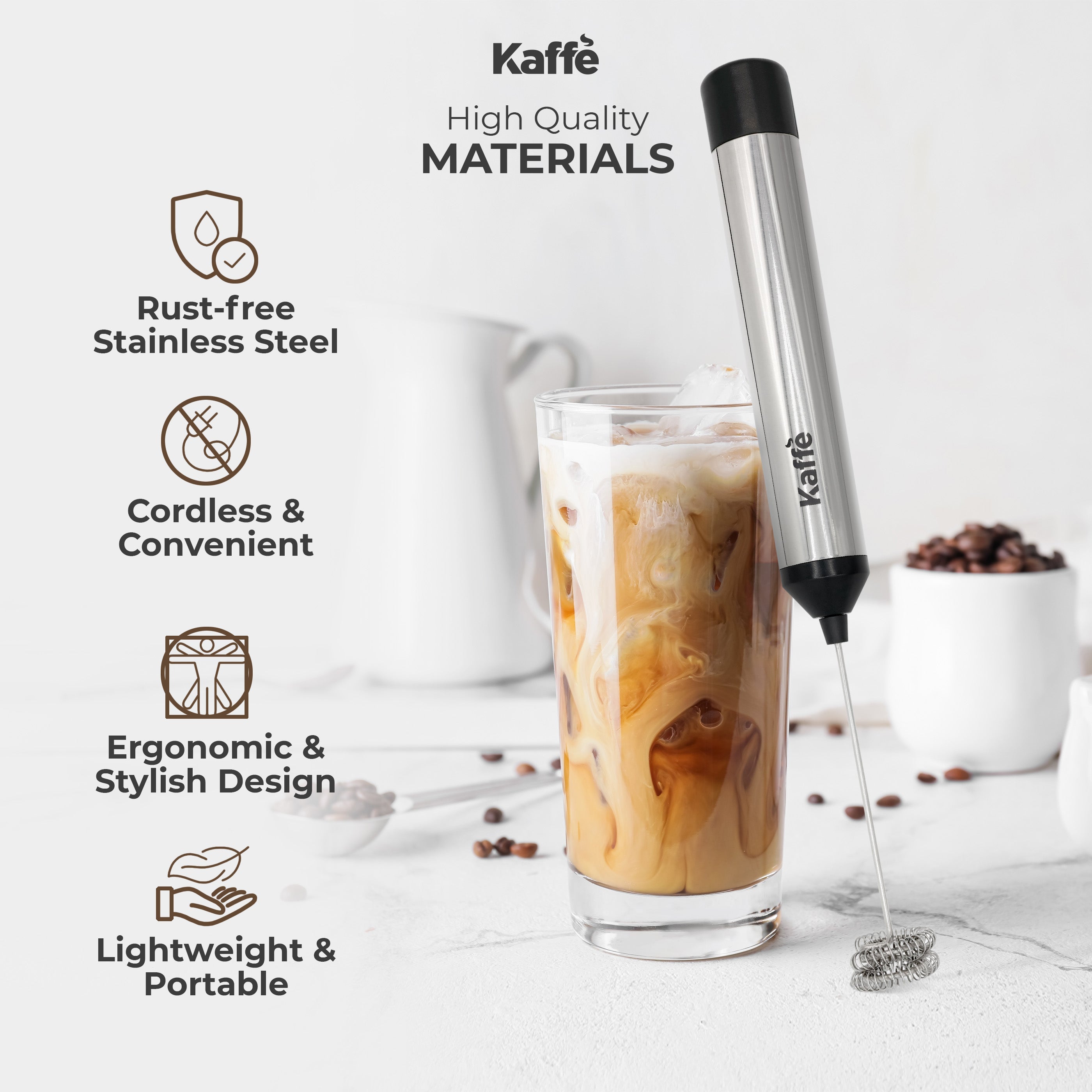 Handheld Milk Frother (USB Rechargeable)