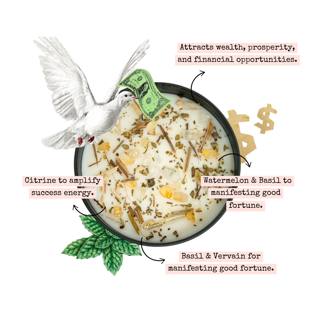 Money Drawing Prosperity Candle – 8‑oz