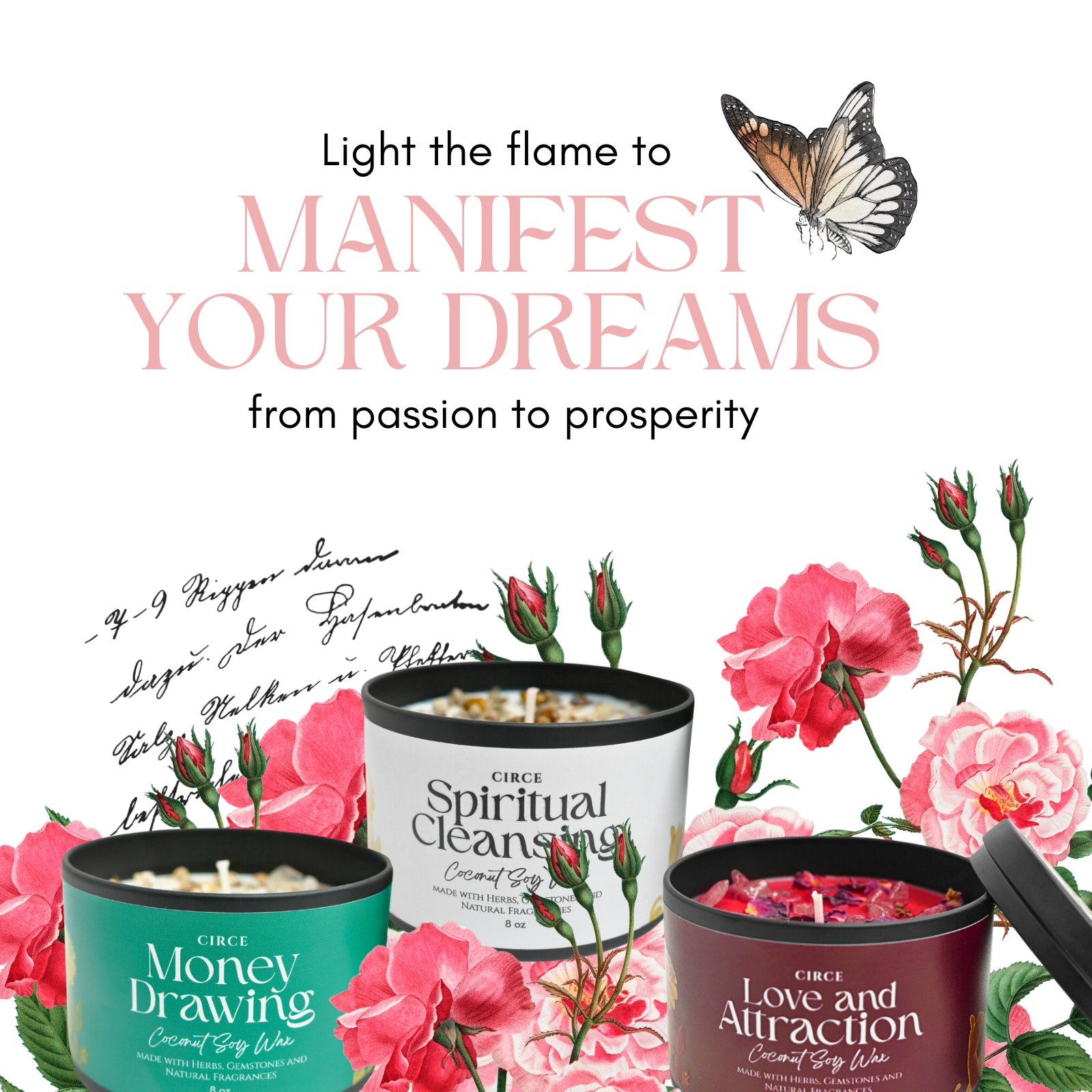 Money Drawing Prosperity Candle – 8‑oz