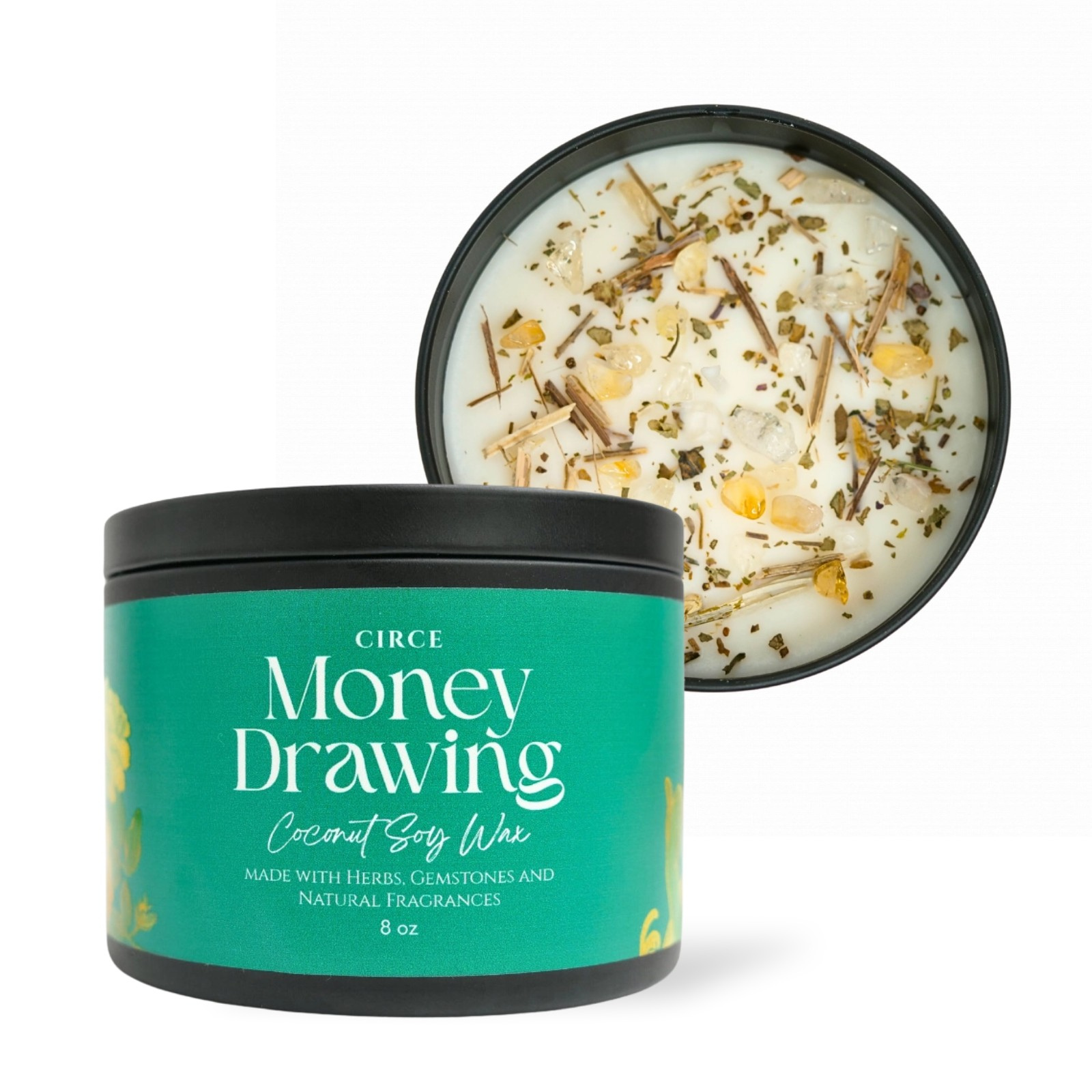 Money Drawing Prosperity Candle – 8‑oz