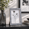 Checkered Bone Inlay Picture Frame 4x6 5x7 8x10